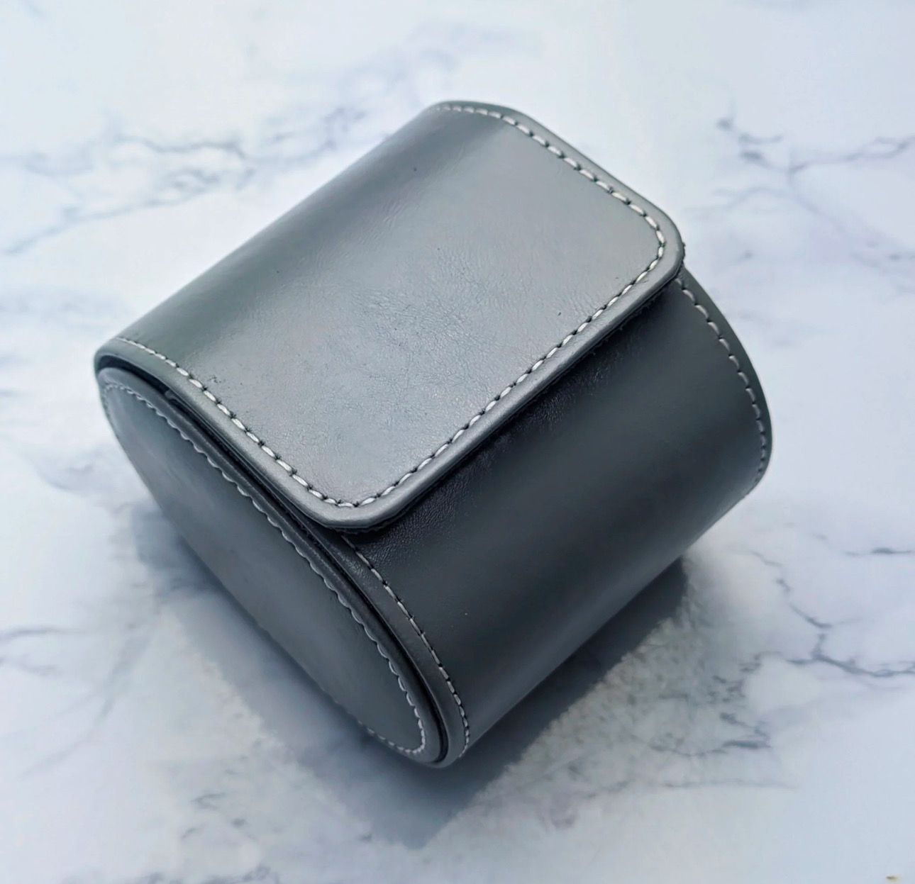 LEATHER BOX GRAY 1 PIECES