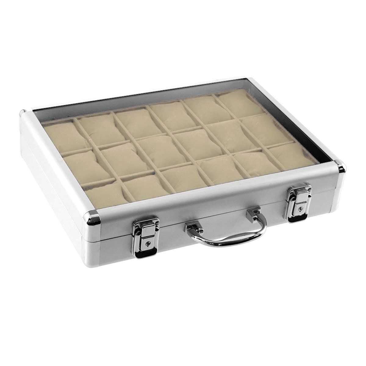 STAINLESS BOX SILVER 18 PIECES