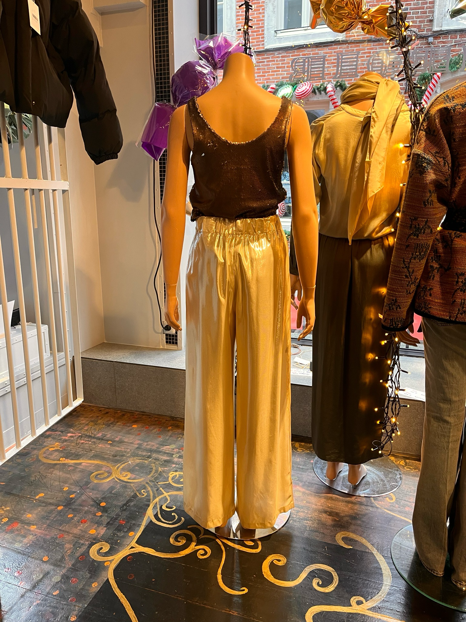 SEMICOUTURE broek gold