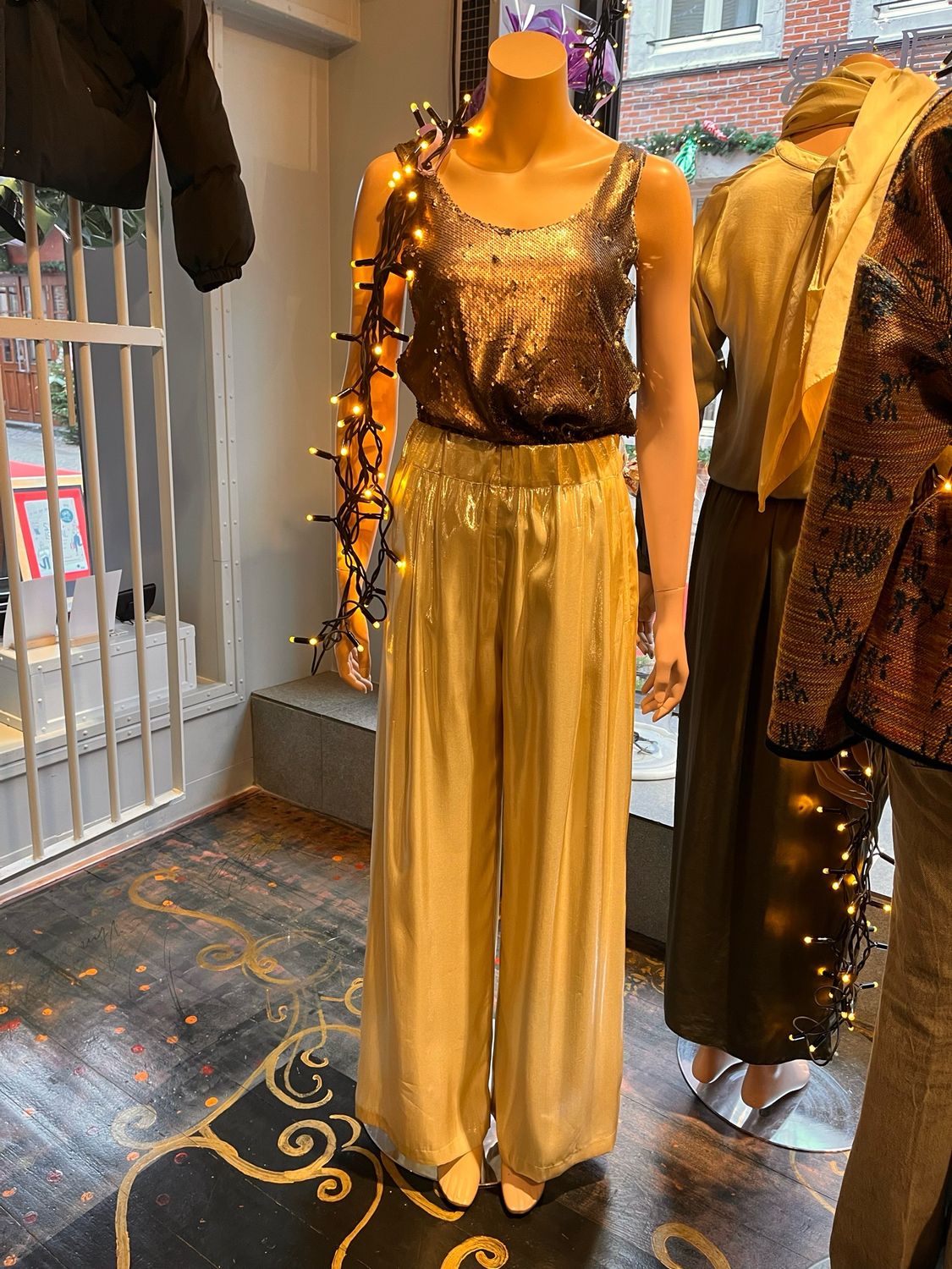 SEMICOUTURE broek gold