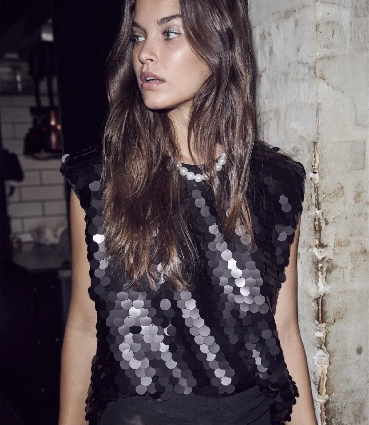 Co’Couture pailletten top