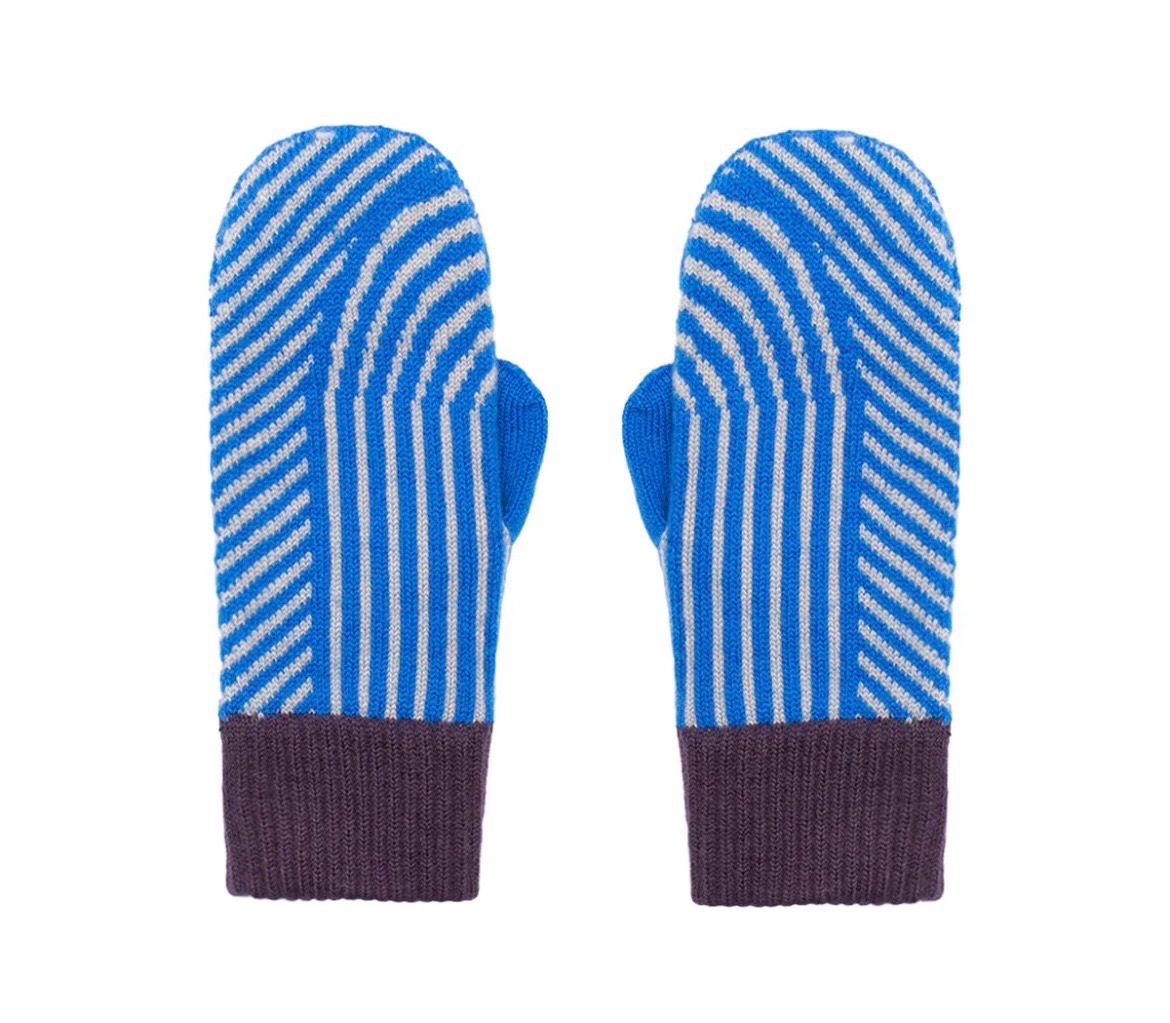 Wolvis gants Bauhaus cobalt
