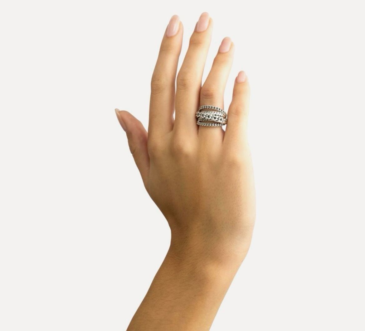 Buddha to Buddha multi chain ring Nathalie