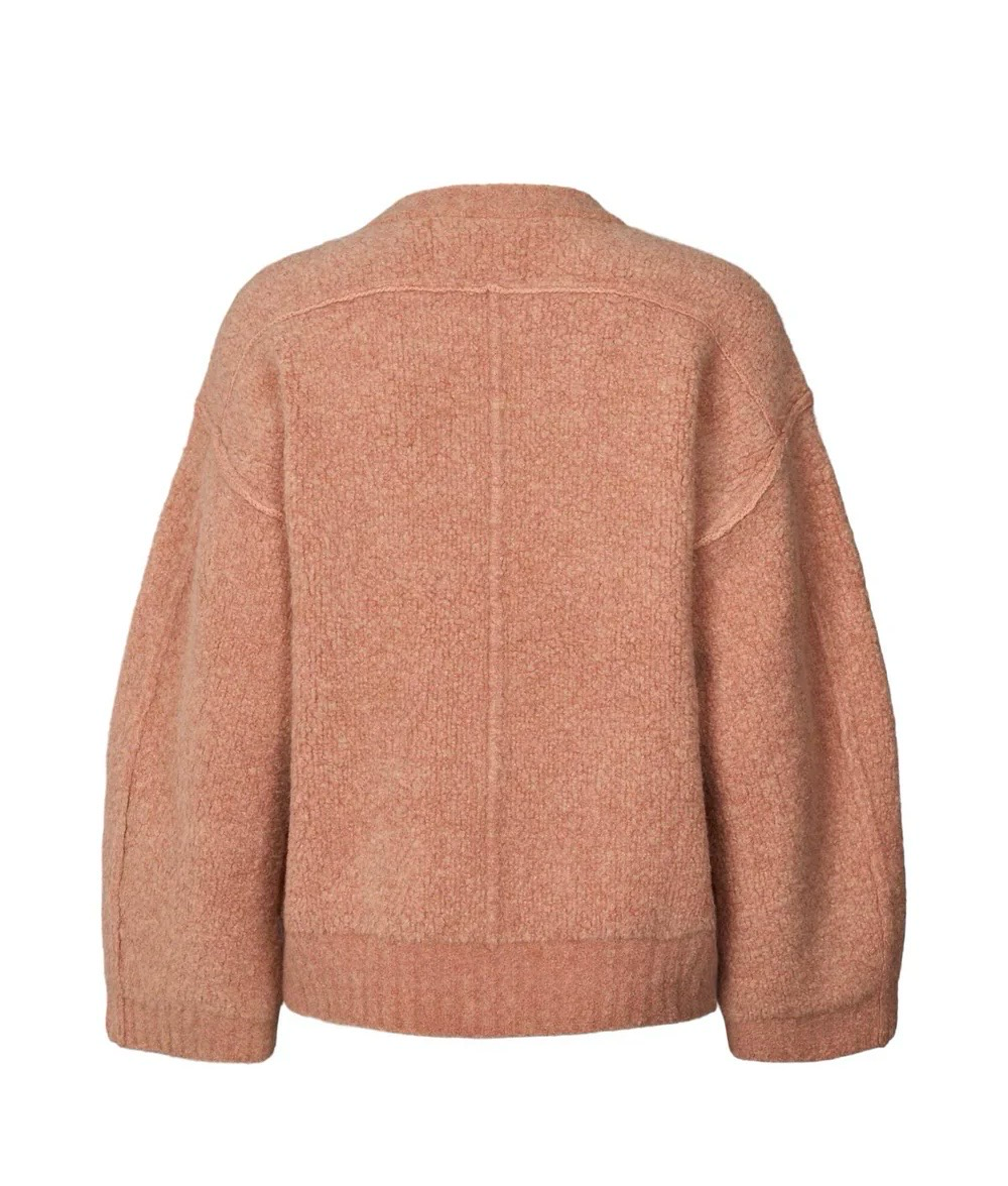 RABENS SALONER sheep knit bomber jacket Sig