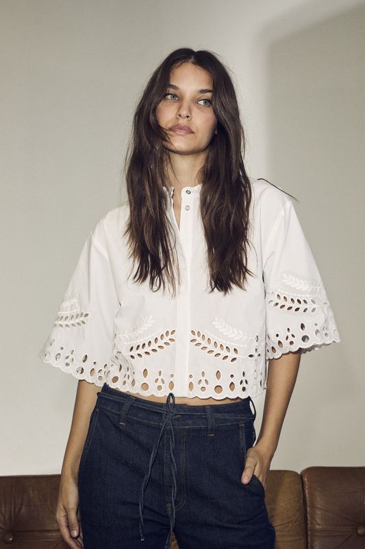 Co’Couture Prima embroidery shirt