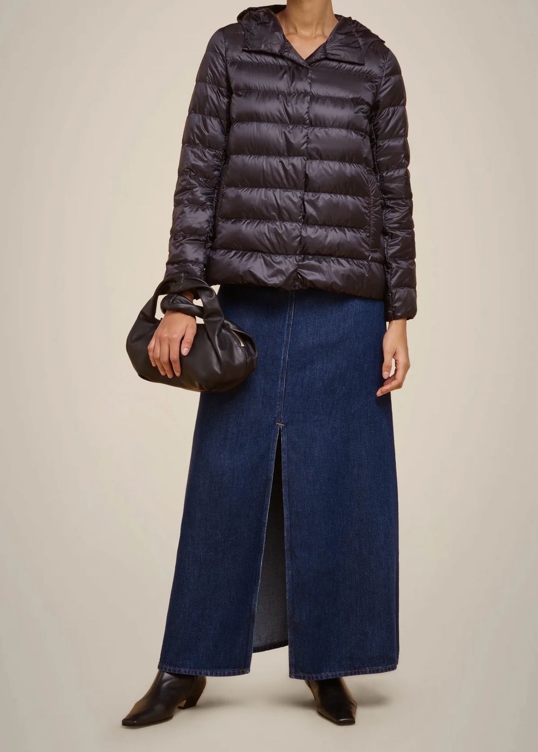 LIVIANA CONTI denim lange rok