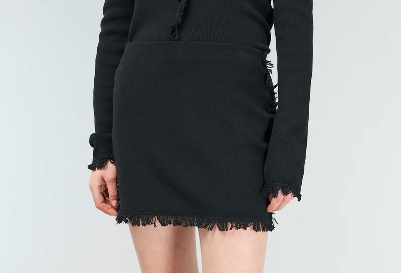 SEMICOUTURE rok franjes