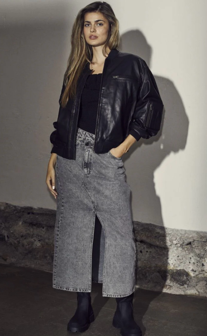 Co’Couture Pilot Bomber Jacket leather