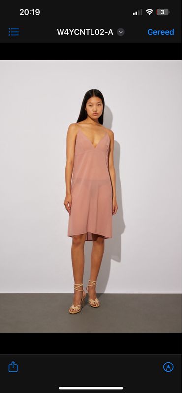 SEMICOUTURE onderkleedje roze