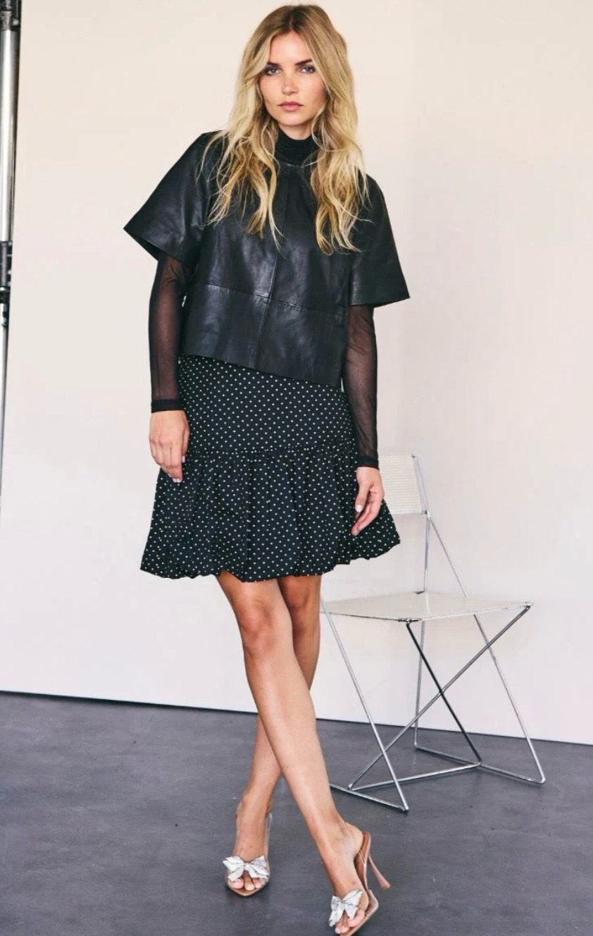 Co’Couture leather tee Phoebe 