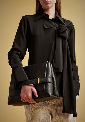 LIVIANA CONTI shirt bow detail