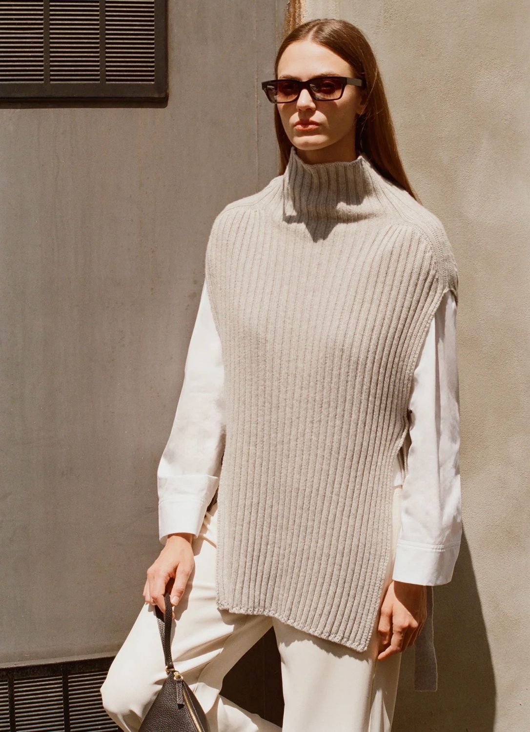 LIVIANA CONTI Gilet côtelé