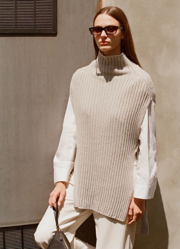 LIVIANA CONTI ribbed cardigan
