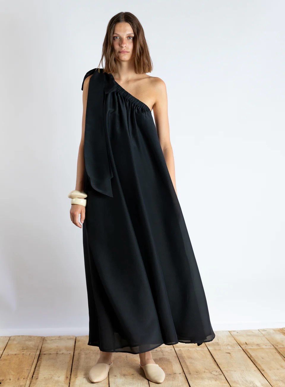 Psophia - Este Asymmetrische One-Shoulder Jurk