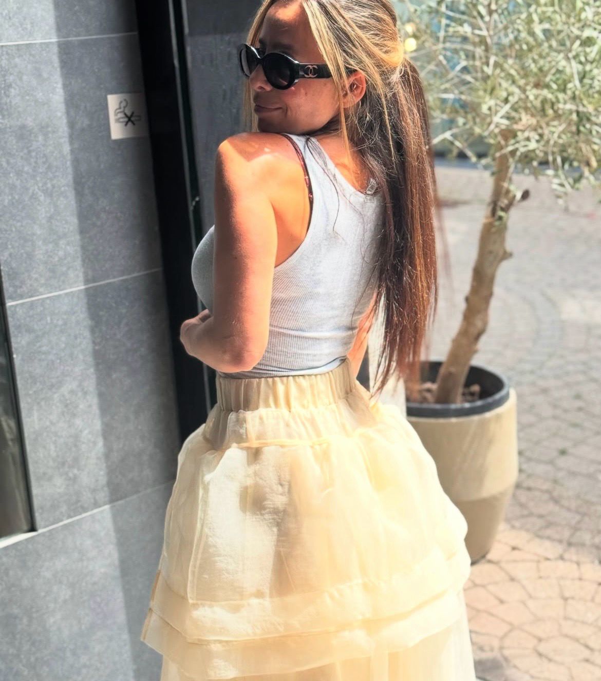 Rabens Saloner Rok Falka ecru 