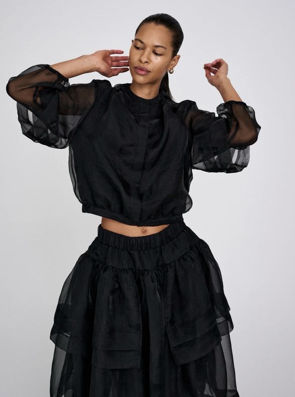 RABENS SALONER Organza jupe