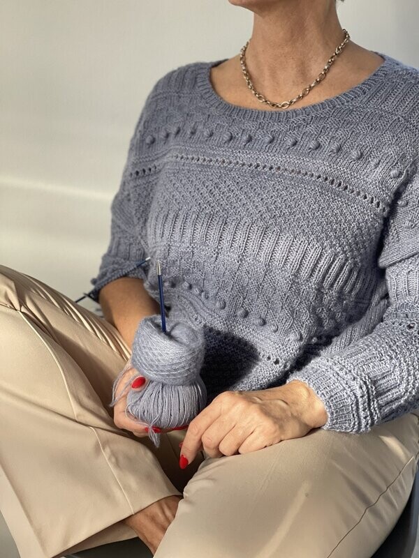 STRICKKIT SWEATER AMALIE CASHMERE LACE STRICKKIT SWEATER AMALIE CASHMERE LACE