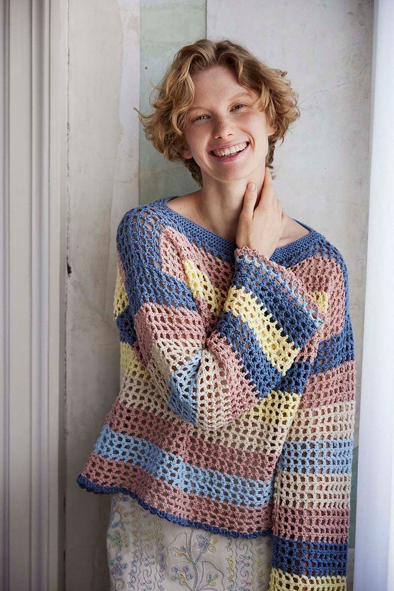 Betty Pullover gehäkelt