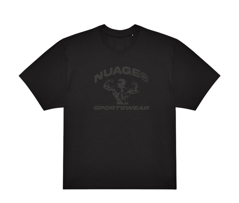 MUSCLE TEE BLACK CLASSIQUE OVERSIZE
