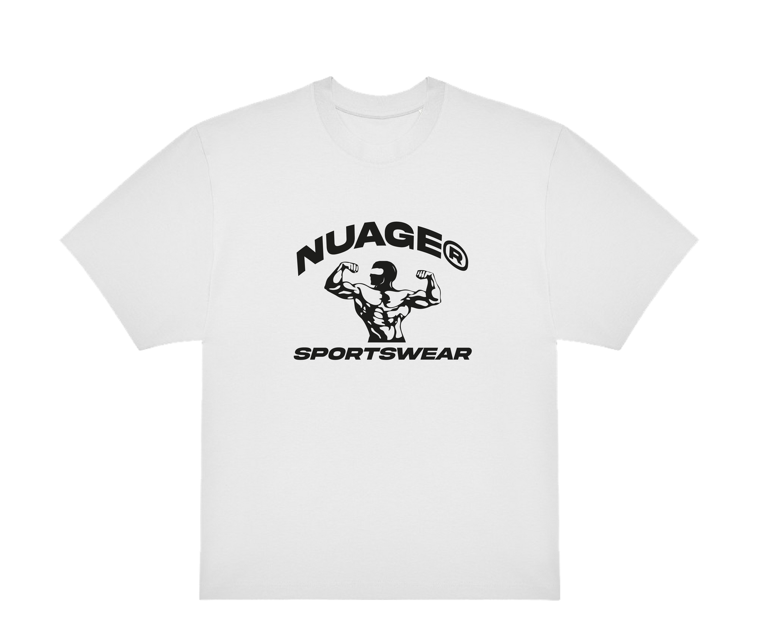 MUSCLE TEE WHITE CLASSIQUE OVERSIZE