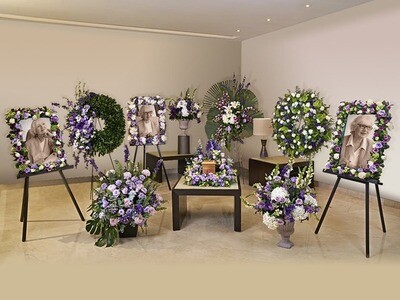Decoración floral para funeral | HOPEFULLY