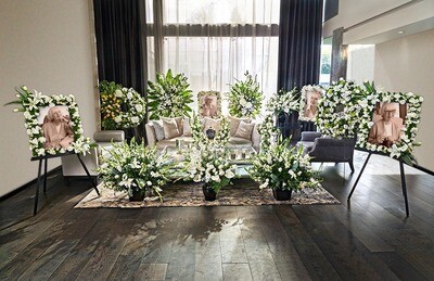 Decoración de flores para funeral  | DREAMY