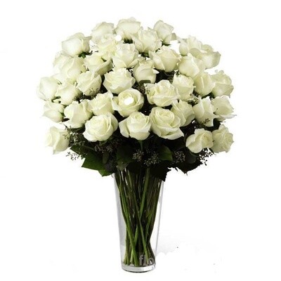 Bouquet Rosas Blancas | TRANSPARENT