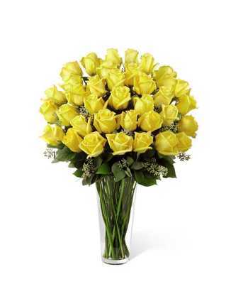 T-0011 |Arreglo Floral Rosas Amarillas
