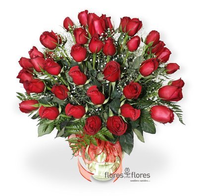 Arreglo Floral de 24 Rosas rojas | AMORE Arreglo Floral de 24 Rosas rojas | AMORE