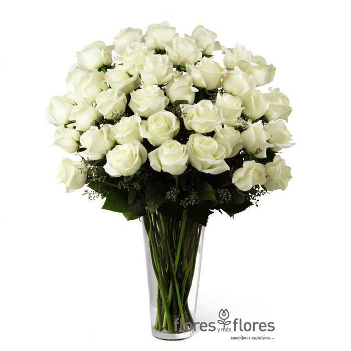 Arreglo Floral Rosas Blancas | TRANSPARENT T-0014 Arreglo Floral Rosas Blancas | TRANSPARENT T-0014