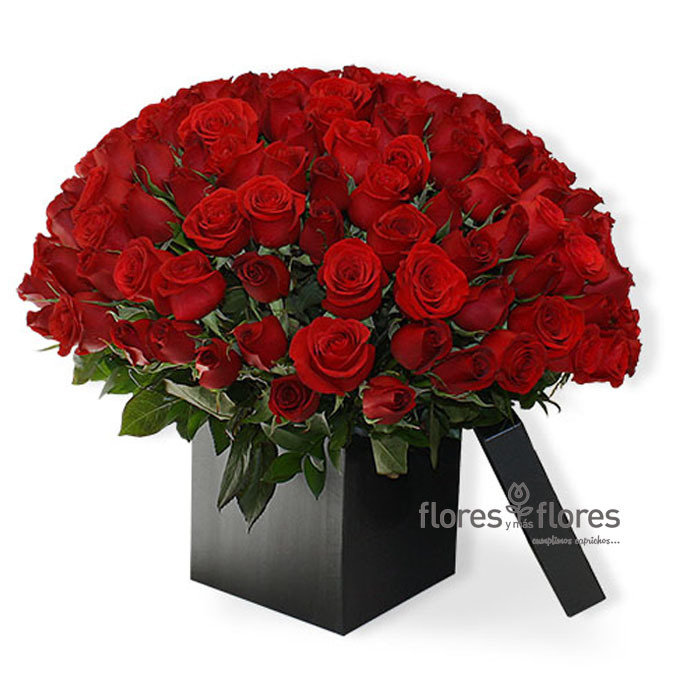 Arreglo Floral Rosas Rojas en caja- 90 MIN | LOVE Arreglo Floral Rosas Rojas en caja- 90 MIN | LOVE