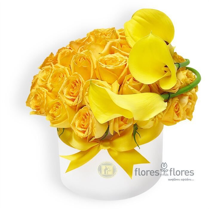 Bouquet Rosas Amarillas y Callas | CELINE Bouquet Rosas Amarillas y Callas | CELINE