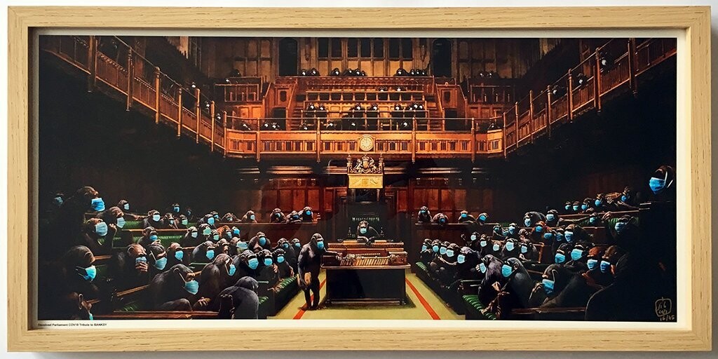 Devolved Parliament COV19 SiG Tribute to Banksy