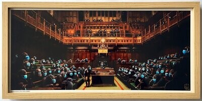 Devolved Parliament COV19 SiG Tribute to Banksy