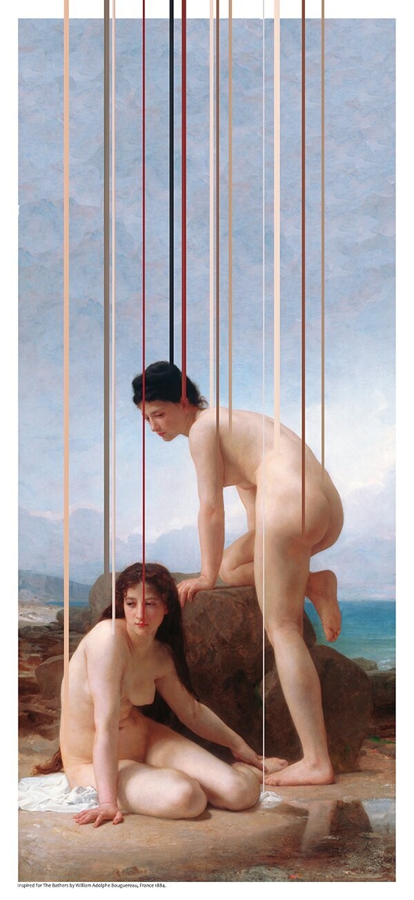 Inspired for The Bathers by William Adolphe Bouguereau France