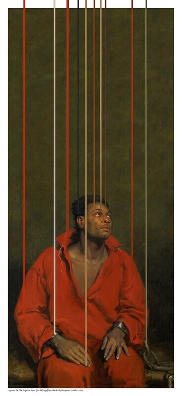 Inspired for The Captive Slave_Ira Aldridge by John Philip Simpson London 1827
