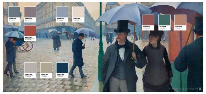 Paris Rainy Pantone Day