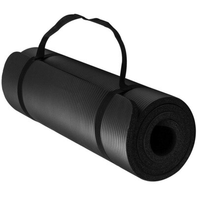Deluxe 10mm NBR Pilates and Fitness Mat