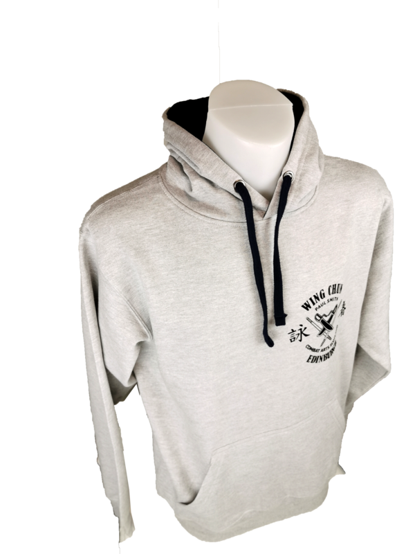 Hoodie - Combat Arts Scotland - Lt Grey - Wing Chun
