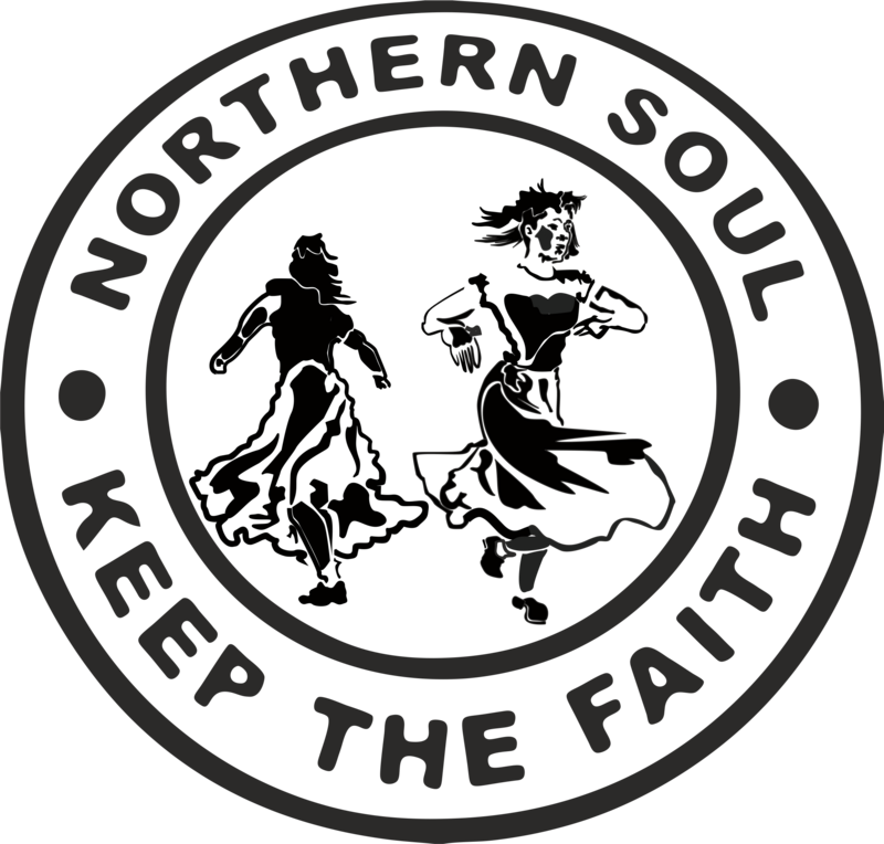 Wall Art Decal - Girls Dancers KTF Front &amp; Back - Northern Soul Art