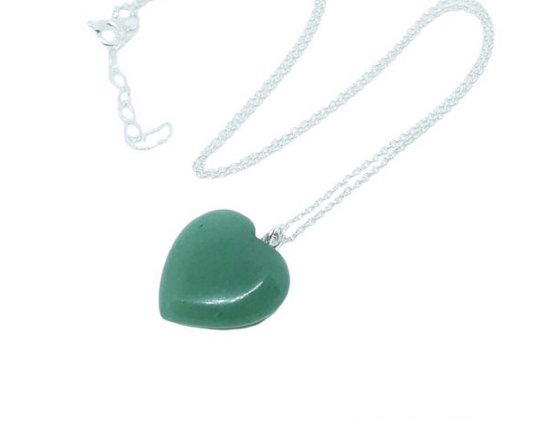 Aventurine Green Heart