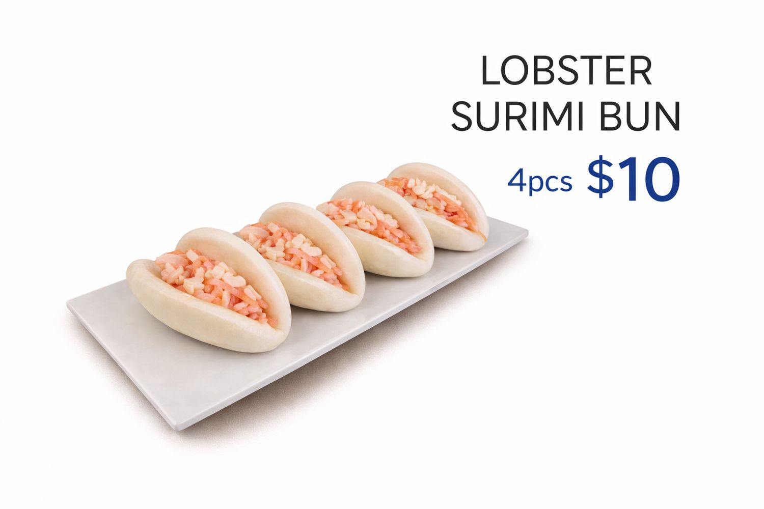 Lobster Surimi Bun 4PCS