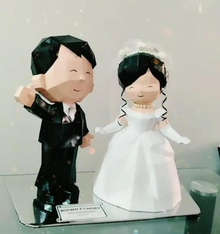 Pareja de Novios Artesanal