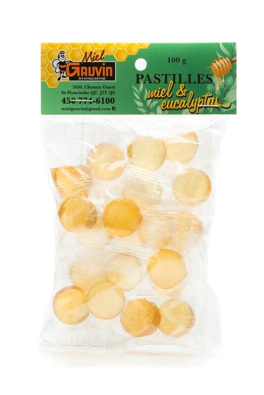 Pastilles au miel et eucalyptus