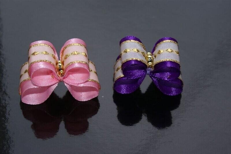 Noeud rose ou violet 6 taille 5/8