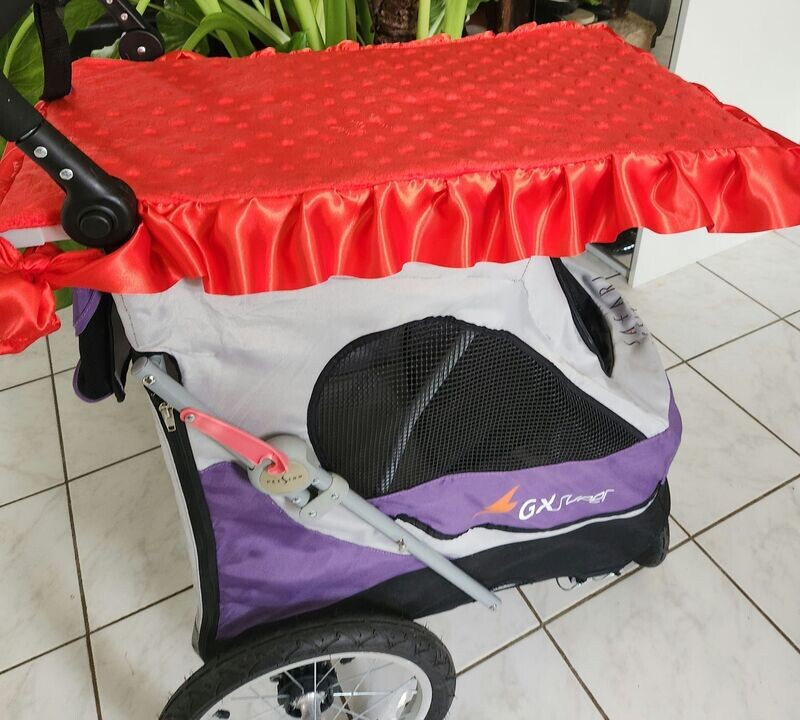 Coussin pour poussette broder