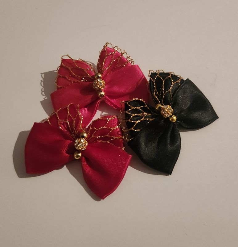 Noeud papillon avec déco doré