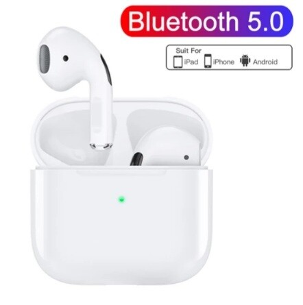 Wireless earphones bluetooth compatible 5.0 headphones water proof earbuds stereo mic for xiaomi iphone pro4 headset TWS pro 4