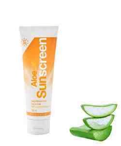 Aloe sunscreen