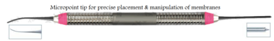 Membrane positioning instrument